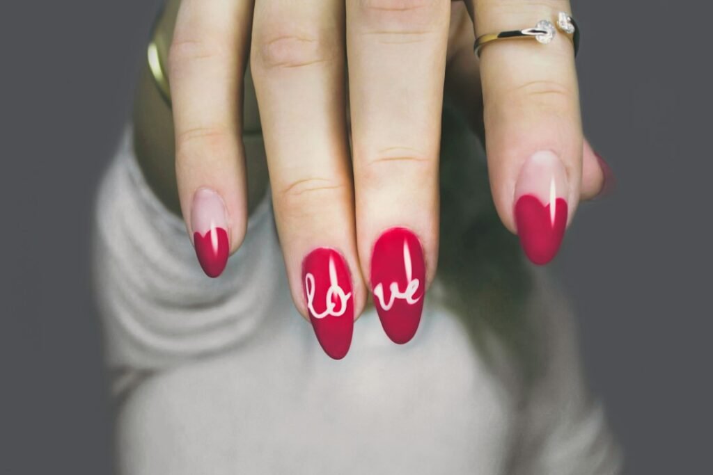 Minimal manicure and nail care detail