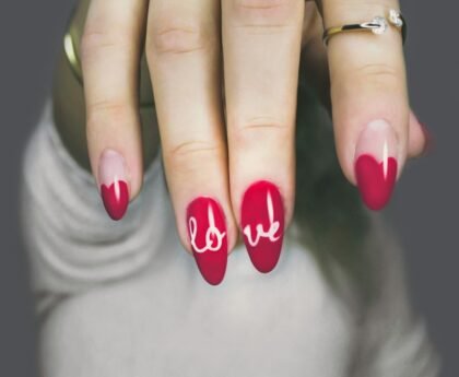 Minimal manicure and nail care detail