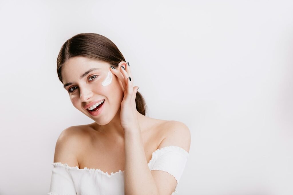 Beauty portrait with a fresh natural look